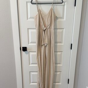 ANTONIO MELANI Beige Neutral Jumpsuit